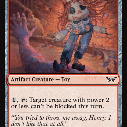 Ragged Playmate [Duskmourn: House of Horror] Foil