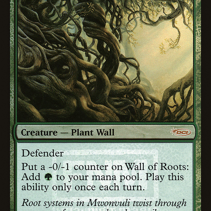 Wall of Roots [Friday Night Magic 2008] Foil
