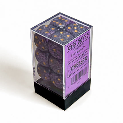 Speckled Hurricane 16mm d6 Dice Block (12 dice)