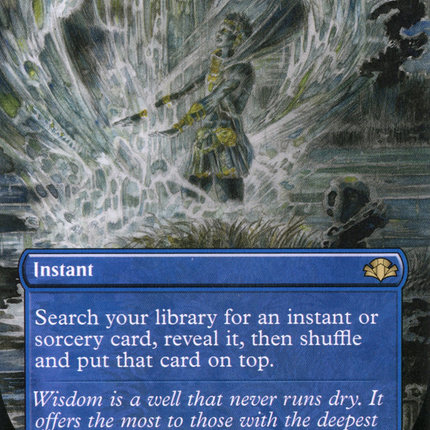 Mystical Tutor (Borderless) [Dominaria Remastered]