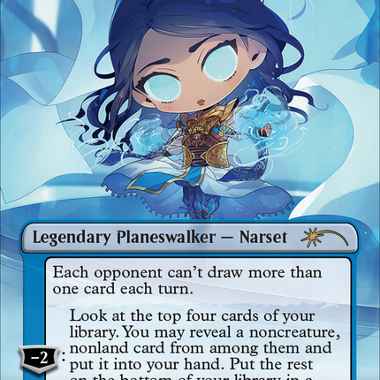 Narset, Parter of Veils (Borderless) [Secret Lair Drop]