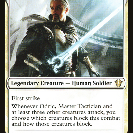 Odric, Master Tactician [Commander 2020]