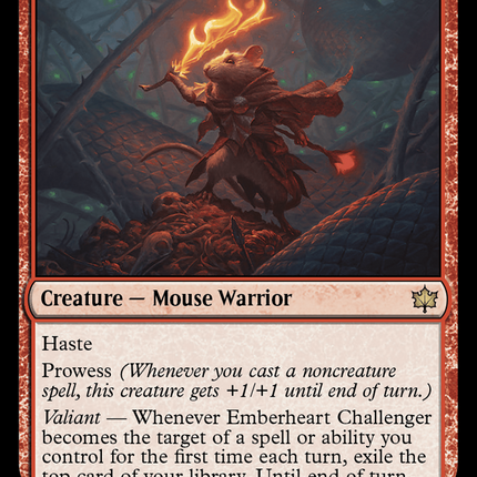 Emberheart Challenger [Bloomburrow] Foil