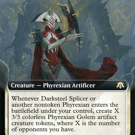 Darksteel Splicer (Extended Art) [March of the Machine Commander] Foil