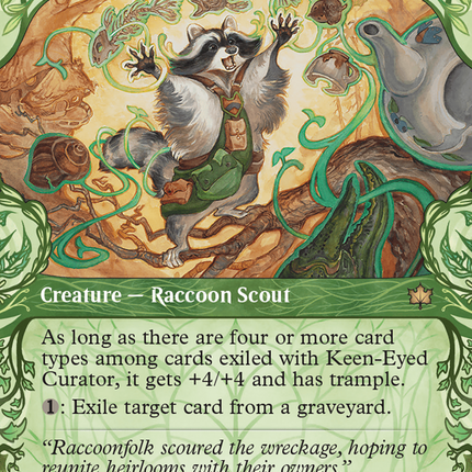 Keen-Eyed Curator (Showcase) [Bloomburrow]
