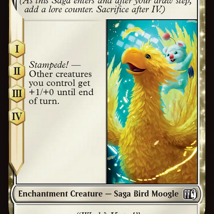 Summon: Choco/Mog [FINAL FANTASY] Foil