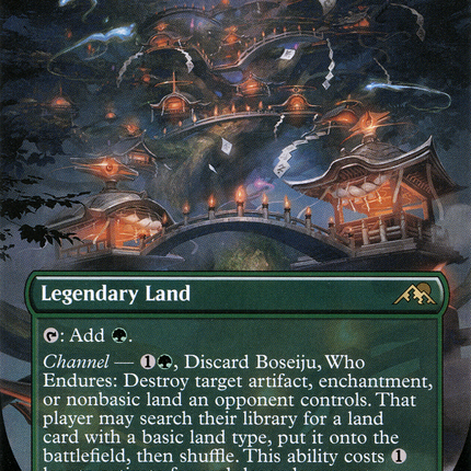 Boseiju, Who Endures (Borderless) [Kamigawa: Neon Dynasty]