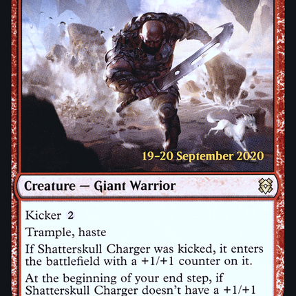 Shatterskull Charger [Zendikar Rising Promos] Prerelease Foil