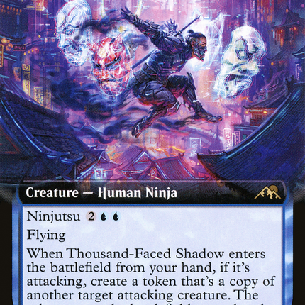 Thousand-Faced Shadow (Extended Art) [Kamigawa: Neon Dynasty]