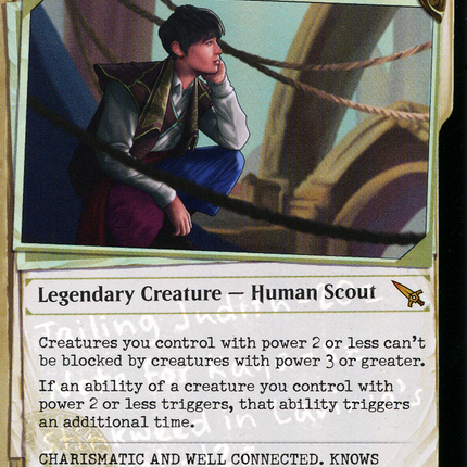 Delney, Streetwise Lookout (Showcase) [Murders at Karlov Manor] Invisible Ink Foil