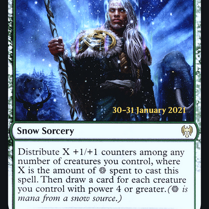 Blessing of Frost [Kaldheim Promos] Prerelease Foil
