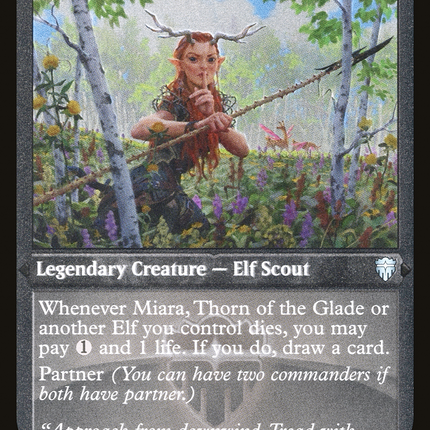 Miara, Thorn of the Glade [Commander Legends] Etched Foil