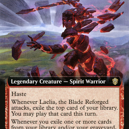 Laelia, the Blade Reforged (Extended Art) [Commander 2021]