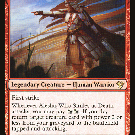 Alesha, Who Smiles at Death [Commander 2020]