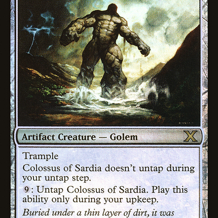 Colossus of Sardia [Tenth Edition] Foil