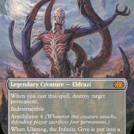 Ulamog, the Infinite Gyre (Borderless) [Double Masters 2022] Textured Foil