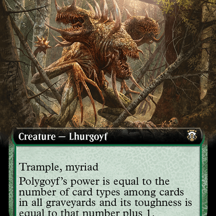 Polygoyf (Extended Art) [Modern Horizons 3 Commander] Foil