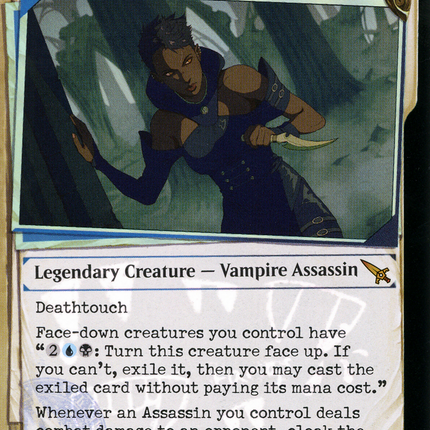 Etrata, Deadly Fugitive (Showcase) [Murders at Karlov Manor] Invisible Ink Foil