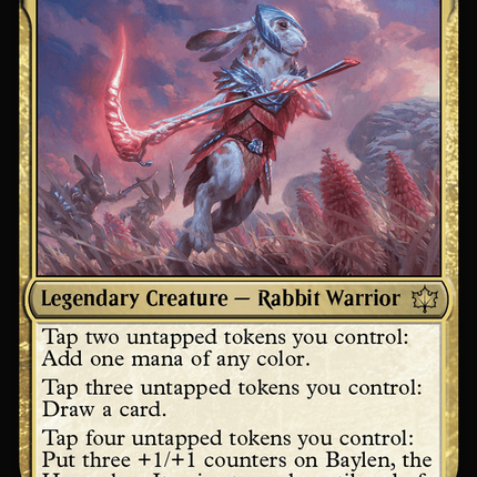 Baylen, the Haymaker [Bloomburrow] Foil