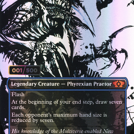 Jin-Gitaxias, Core Augur (Showcase) (Borderless) [Multiverse Legends] Serialized Foil