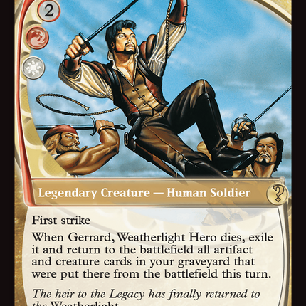 Gerrard, Weatherlight Hero [Mystery Booster 2] Foil