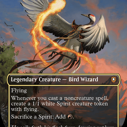 Kykar, Wind's Fury (Borderless) [Bloomburrow Commander]