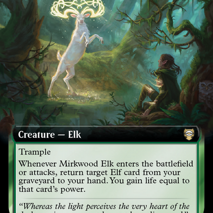 Mirkwood Elk (Extended Art) [Tales of Middle-earth Commander] Foil