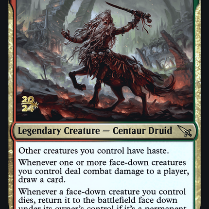 Yarus, Roar of the Old Gods [Murders at Karlov Manor Promos] Prerelease Foil