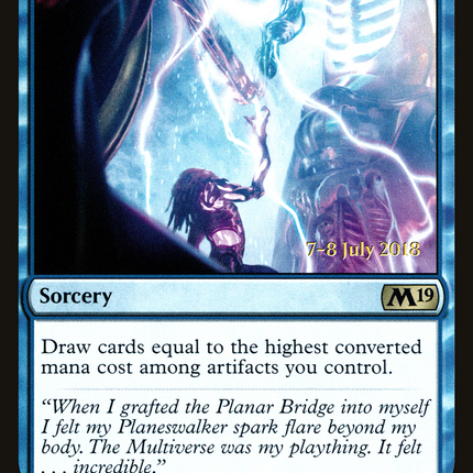 One with the Machine [Core Set 2019 Promos] Prerelease Foil