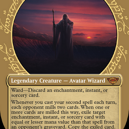 Saruman of Many Colors (Showcase) (Borderless) [The Lord of the Rings: Tales of Middle-earth]