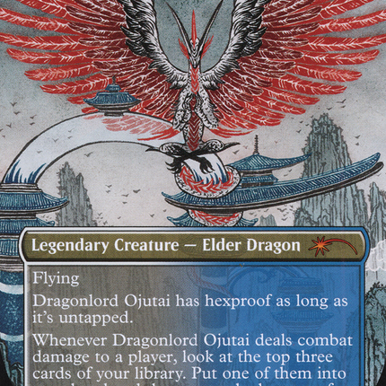 Dragonlord Ojutai (Borderless) [Secret Lair 30th Anniversary Countdown Kit]