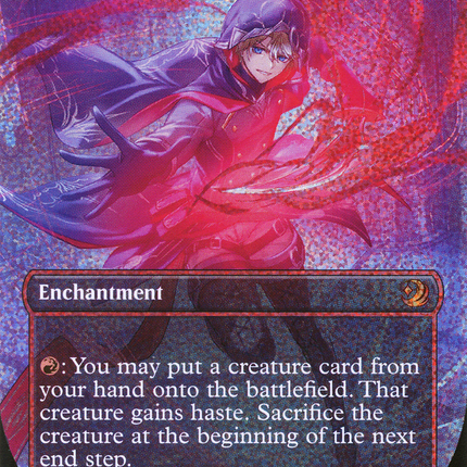 Sneak Attack (Borderless) [Wilds of Eldraine: Enchanting Tales] Confetti Foil