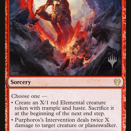 Purphoros's Intervention [Theros Beyond Death Promos]