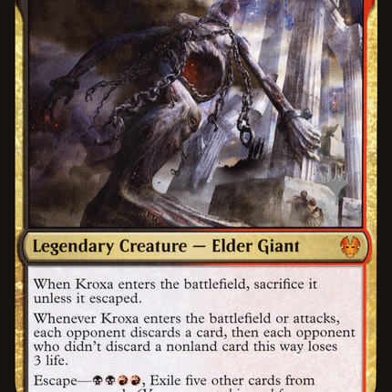 Kroxa, Titan of Death's Hunger [Theros Beyond Death Promos]