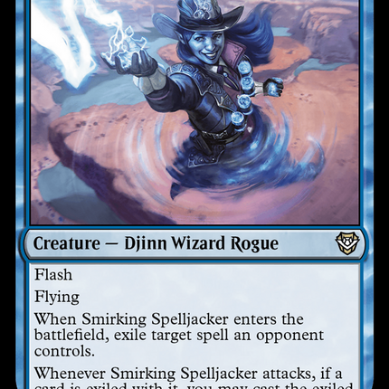 Smirking Spelljacker [Outlaws of Thunder Junction Commander]
