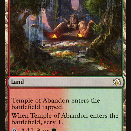 Temple of Abandon [March of the Machine Commander]