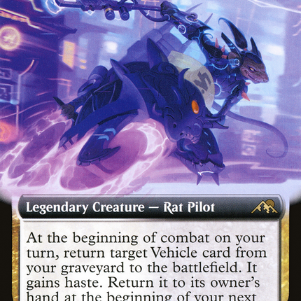 Greasefang, Okiba Boss (Extended Art) [Kamigawa: Neon Dynasty]