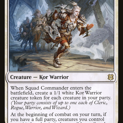 Squad Commander [Zendikar Rising Promos]