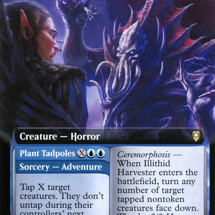 Illithid Harvester // Plant Tadpoles (Extended Art) [Commander Legends: Battle for Baldur's Gate]