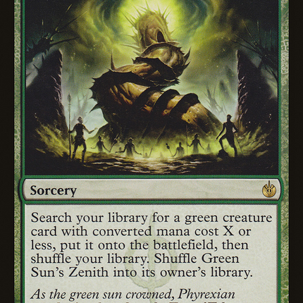 Green Sun's Zenith [Mirrodin Besieged]