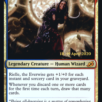 Rielle, the Everwise [Ikoria: Lair of Behemoths Promos] Prerelease Foil