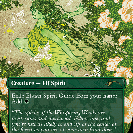 Elvish Spirit Guide (Borderless) [Secret Lair Drop]