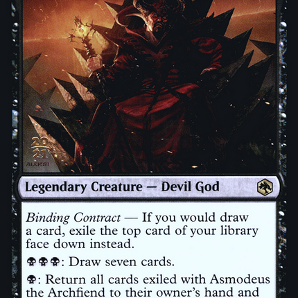 Asmodeus the Archfiend [Adventures in the Forgotten Realms Promos] Prerelease Foil