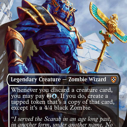Hashaton, Scarab's Fist (Borderless) [Commander: Aetherdrift]