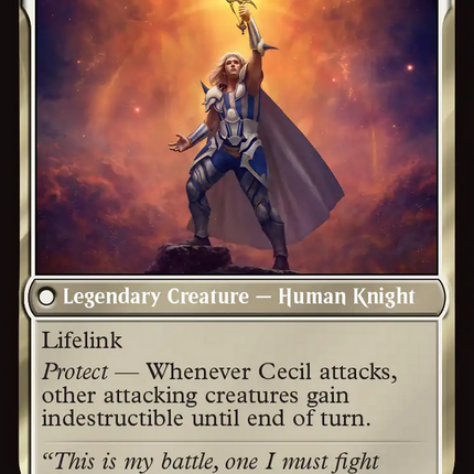 Cecil, Dark Knight // Cecil, Redeemed Paladin [FINAL FANTASY] Foil