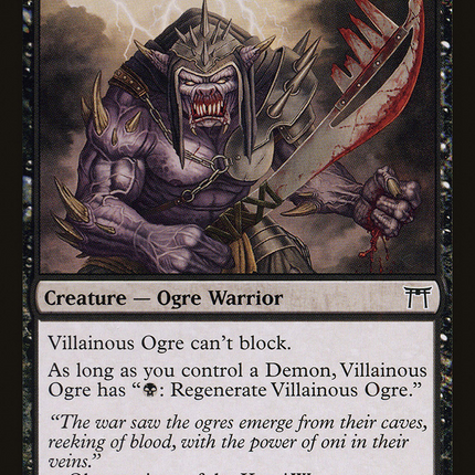 Villainous Ogre [Champions of Kamigawa]