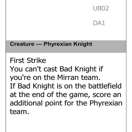 Bad Knight [Unknown Event]