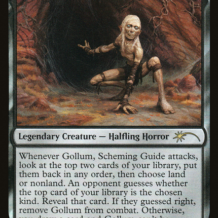 Gollum, Scheming Guide [Tales of Middle-earth Deluxe Commander Kit] Foil