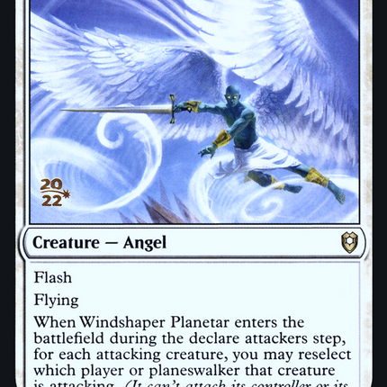 Windshaper Planetar [Battle for Baldur's Gate Promos] Prerelease Foil