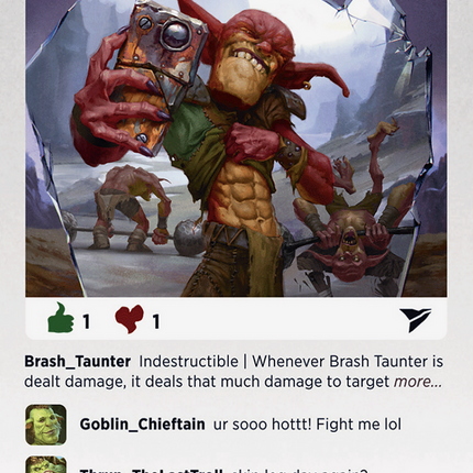 Brash Taunter (Borderless) [Secret Lair Drop]